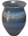 Glazed clay tile.