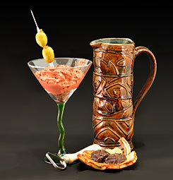 Photo illustration for Cocktails and Clay